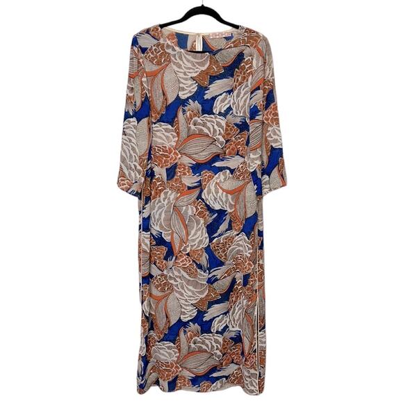 Traffic People For Anthropologie Floral Beach Cover up women’s size large - Picture 1 of 8